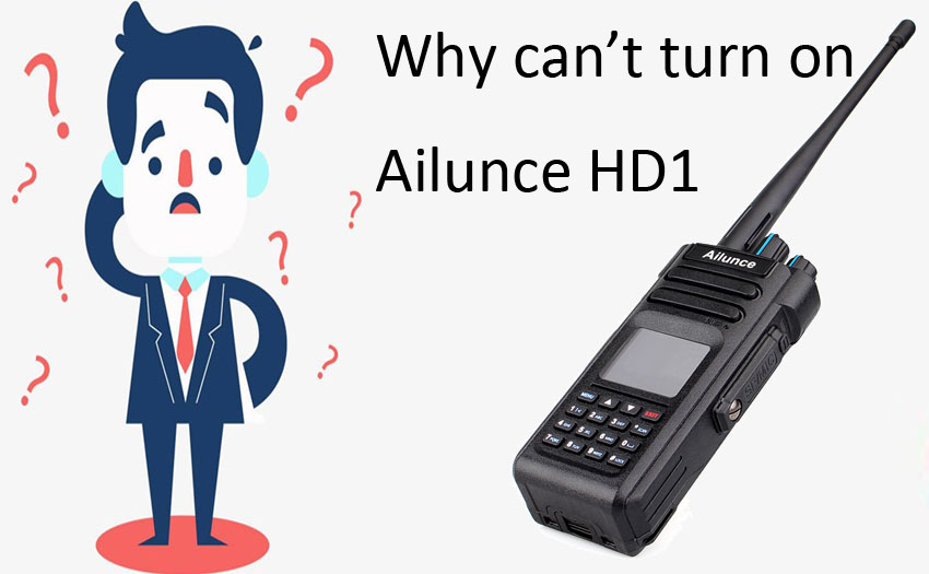 How to do when Ailunce HD1 can't turn on